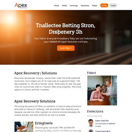 Screenshot of a video with closed captions on the Apex Recovery Solutions blog page